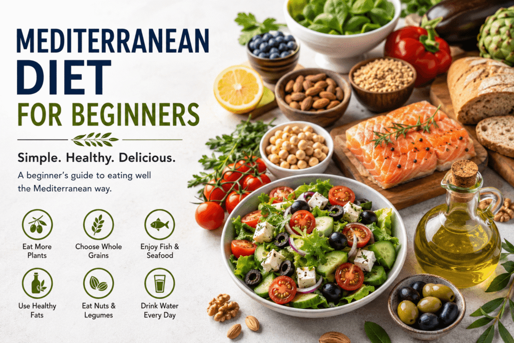 Mediterranean diet for beginners healthy food guide